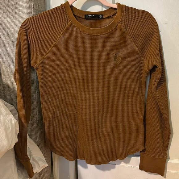 OBEY WORLDWIDE waffle shirt - Picture 1 of 4